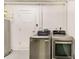 Laundry area includes full sized washer and dryer at 316 Barbara Cir, Belleair, FL 33756