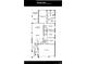 Detailed floor plan showcasing a spacious layout with a three-car garage and four bedrooms at 3817 109Th Street East, Palmetto, FL 34221