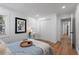 Cozy bedroom with natural light, wood floors, and a closet at 4944 28Th S Ave, Gulfport, FL 33707