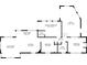 Detailed floor plan showcasing the layout of the home, including room dimensions and connections at 807 Saint Charles Dr, Tarpon Springs, FL 34689