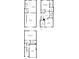 Detailed floor plan showcasing the layout of each floor, including room dimensions at 1208 Chatham Pine Pl, Brandon, FL 33511