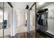 Spacious walk-in closet boasts mirrored doors and ample storage space for clothes and accessories at 18 Crescent S Pl, St Petersburg, FL 33711