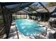 Inviting screened-in pool with ample space for lounging and recreation at 2332 Seward Dr, Sarasota, FL 34234