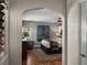Bedroom boasts wood floors, decorative wall art, and a cozy bed with a plush throw at 524 Park S St, St Petersburg, FL 33707