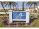 Attractive Vista Verde North community sign with Mirada neighborhood map at 6181 Bahia Del Mar Blvd # 112, St Petersburg, FL 33715