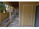 This patio has an outdoor table and overlooks the property at 8647 Mallard Reserve Dr # 104, Tampa, FL 33614