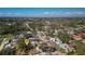 Wide aerial view of neighborhood with home's location pinpointed at 1316 W Hiawatha St, Tampa, FL 33604