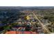 Aerial view of the property and surrounding neighborhood at 1316 W Hiawatha St, Tampa, FL 33604