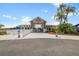 Community entrance to Southshore Bay community with tropical landscaping at 16849 Trite Bend St, Wimauma, FL 33598