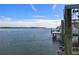 Private boat dock offering serene views of the water, ideal for relaxation and waterfront activities at 1843 Bayou Grande Ne Blvd, St Petersburg, FL 33703