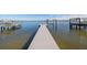 Private dock on tranquil waters, perfect for boating and enjoying waterfront living at 1843 Bayou Grande Ne Blvd, St Petersburg, FL 33703