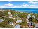 Charming aerial view of cozy homes surrounded by mature trees, near the ocean, under a bright sunny sky at 235 1/2 17Th Ave Se Se Ave, St Petersburg, FL 33701