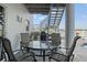 Enjoy the outdoor patio area with a dining set, perfect for alfresco dining and entertaining at 3415 Croaker Dr, Hernando Beach, FL 34607