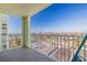 Balcony offers a panoramic view of the ocean, city, coastline and waterfront at 400 64Th Ave # 1108, St Pete Beach, FL 33706