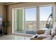 Enjoy breathtaking views of the city from the home's balcony and through the large glass windows at 400 64Th Ave # 1108, St Pete Beach, FL 33706