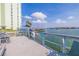 Community dock on the water with seating and boat access for residents at 400 64Th Ave # 1108, St Pete Beach, FL 33706