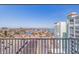 Balcony view overlooking the city with waterway and residential buildings at 400 64Th Ave # 1108, St Pete Beach, FL 33706