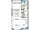 Second-floor floor plan featuring a kitchen, dining room, Gathering room, and owner's suite at 4717 W Mccoy St # 9, Tampa, FL 33616