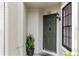 Close-up of the front door area, highlighting the house number and entry details at 5100 Burchette Rd # 1606, Tampa, FL 33647