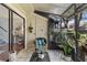 Comfortable screened lanai with serene views, offering seamless indoor-outdoor living and relaxation space at 5100 Burchette Rd # 1606, Tampa, FL 33647