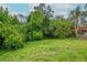 Expansive backyard showcasing mature trees and lawn, providing a serene outdoor space at 5101 Estates Cir, Sarasota, FL 34243