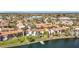 Waterfront condo complex with lush landscaping and private docks, offering serene waterfront living at 6317 Newtown Cir # 17B2, Tampa, FL 33615