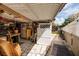 Covered patio featuring tile floors and lots of space at 8001 Orient Ne Way, St Petersburg, FL 33702