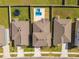 Aerial view highlights backyard privacy, swimming pool, and proximity to neighborhood amenities at 8887 Little Bluestem Dr, Land O Lakes, FL 34637