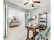 Bright home office with desk, chair, and decorative touches creating an inspiring workspace at 8887 Little Bluestem Dr, Land O Lakes, FL 34637