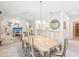 Open dining area connects to the kitchen and living space, perfect for modern living and entertaining at 920 E Lake Dr, Tarpon Springs, FL 34688
