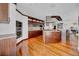 Gourmet kitchen with stainless steel appliances and sleek cabinetry at 940 Monte Cristo Blvd, Tierra Verde, FL 33715