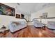 Comfortable living room with hardwood floors and natural light at 940 Monte Cristo Blvd, Tierra Verde, FL 33715