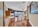Spacious main bedroom with ocean views, hardwood floors, and elegant fireplace at 940 Monte Cristo Blvd, Tierra Verde, FL 33715