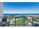 Breathtaking balcony view showcases the stadium, marina, and city skyline, providing a stunning panorama at 301 1St Street S # 1901, St Petersburg, FL 33701
