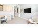 Bedroom featuring built-in shelves, a desk area, and ample space, perfect for a functional living setup at 301 1St Street S # 1901, St Petersburg, FL 33701