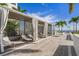 Relaxing cabana with luxurious lounge seating and serene waterfront views at 301 1St Street S # 1901, St Petersburg, FL 33701