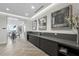 Common area with kitchenette, bar seating, and views of the outdoor patio at 301 1St Street S # 1901, St Petersburg, FL 33701