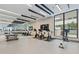 Bright gym with spin bikes, rowing machine, and free weights for a complete fitness experience at 301 1St Street S # 1901, St Petersburg, FL 33701
