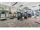 Well-equipped gym with modern treadmills and weight machines for a complete workout experience at 301 1St Street S # 1901, St Petersburg, FL 33701