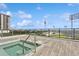 Rooftop hot tub view showcasing tile flooring and a cityscape view at 301 1St Street S # 1901, St Petersburg, FL 33701
