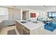 Spacious kitchen featuring an island with seating, state-of-the-art appliances, and an open layout at 301 1St Street S # 1901, St Petersburg, FL 33701