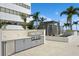 Outdoor kitchen space, complete with grill and counter, perfect for hosting and entertaining at 301 1St Street S # 1901, St Petersburg, FL 33701