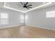 Spacious bedroom with wood floors and recessed lighting at 3815 W Obispo St, Tampa, FL 33629