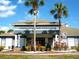 Lexington Oaks Golf Club entrance surrounded by lush landscaping, providing a welcoming atmosphere for golf enthusiasts at 5351 Lookout Pass, Wesley Chapel, FL 33544