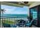 Relax on the balcony with seating and enjoy spectacular waterfront views at 6211 Sun Blvd # 208, St Petersburg, FL 33715