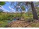 Scenic view of the tranquil pond with aquatic plants, creating a peaceful natural setting at 12227 Noreast Lake Dr, Tampa, FL 33612