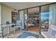 Enjoy indoor-outdoor living with the home's access to a covered balcony at 2530 Gary Cir # 401, Dunedin, FL 34698