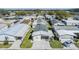 Real estate aerial view showing the property and surrounding community at 3110 Moss Hill St, Wesley Chapel, FL 33543