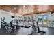 Well-equipped fitness center with treadmills and exercise machines at 4608 Majestic Hills Loop, Brooksville, FL 34601