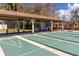 Enjoy friendly games at the shuffleboard courts, with shaded seating and well-maintained lanes at 4614 Sandpointe Dr, New Port Richey, FL 34655